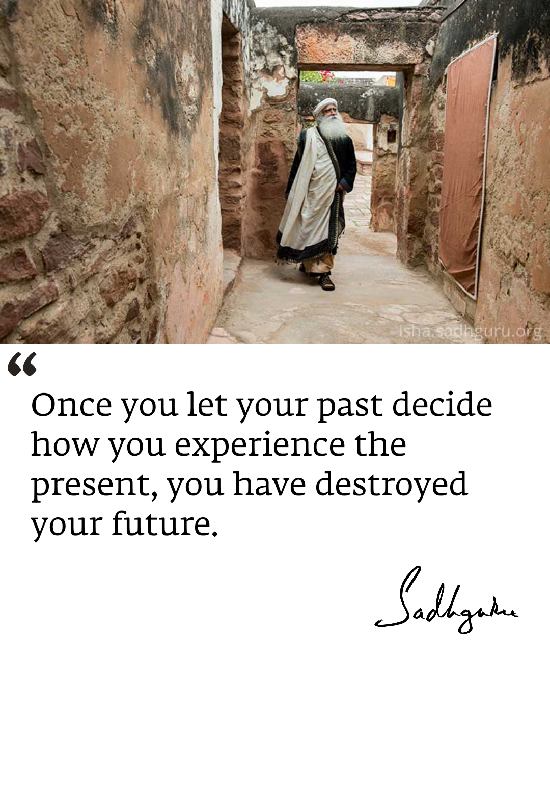 Don't let your past determine your future